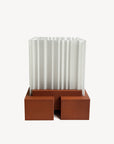 Hiko | 3D-Printed Lamp | Burnt Ochre