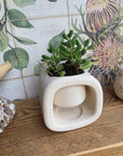 Kyu | Mini Plant Pot 01 | Sandstone