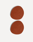 Orma | 2 Coasters 01 Round | Burnt Ochre