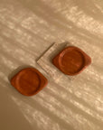 Sui | 2 Coasters 01 | Burnt Ochre