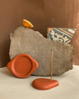 Sui | 2 Coasters 01 | Burnt Ochre