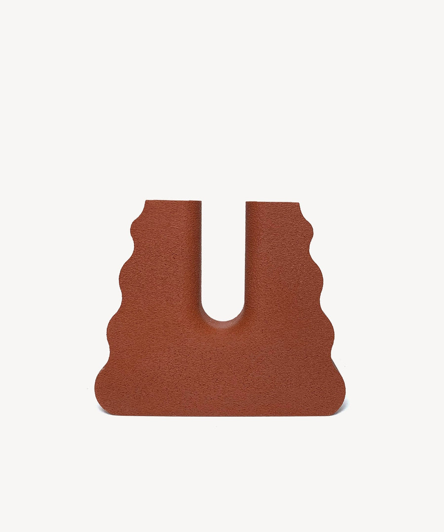 Flur | Candles Holder 03 | Burnt Ochre