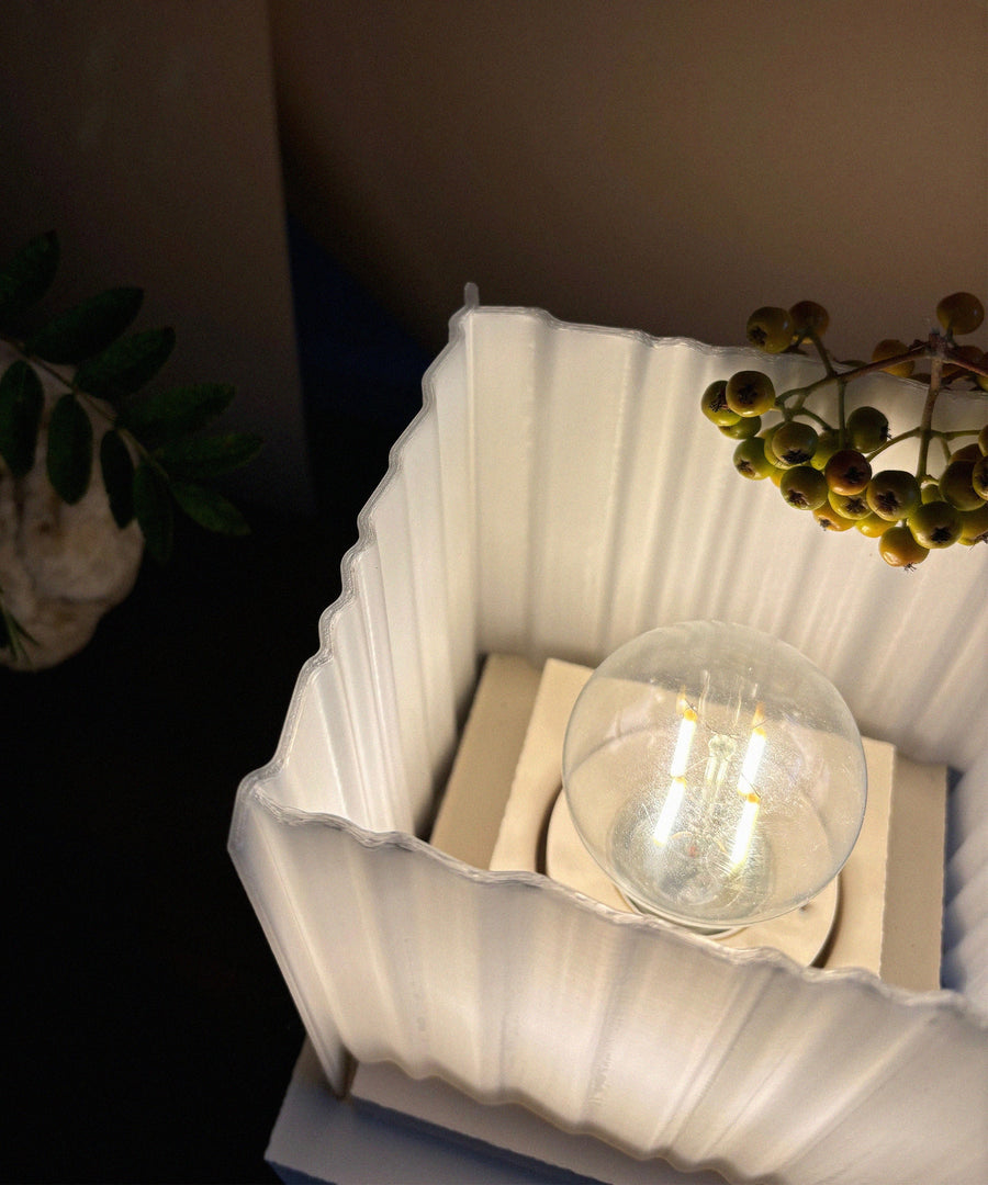 Hiko | 3D-Printed Lamp | Sandstone