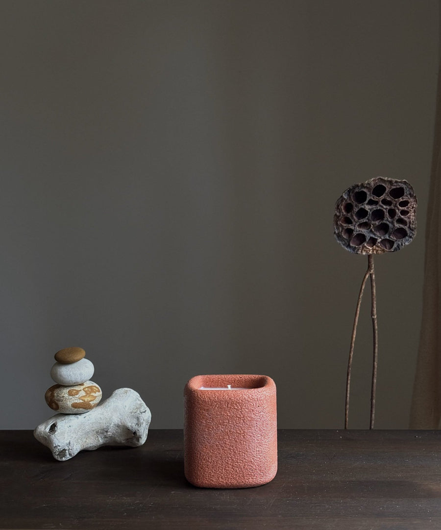 Naso Series | Kyu Candle | Burnt Ochre