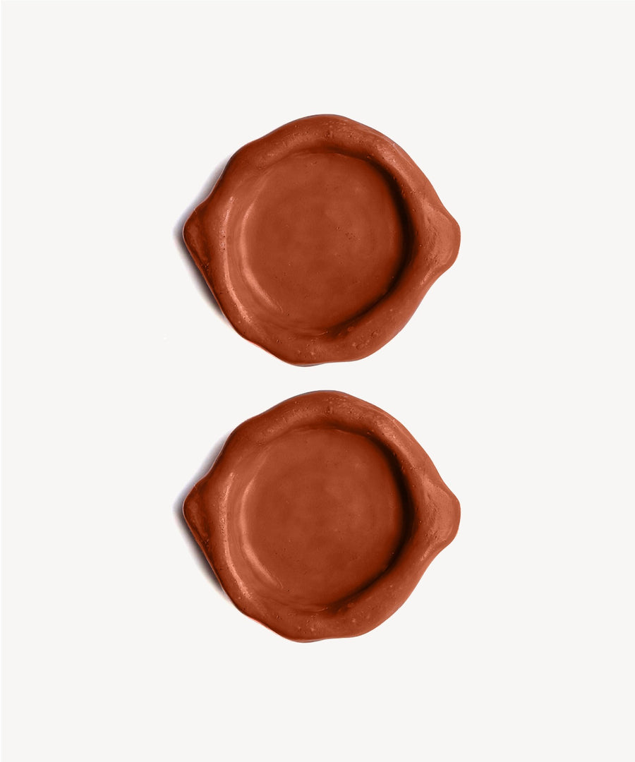 Isla | Coasters Set | Burnt Ochre
