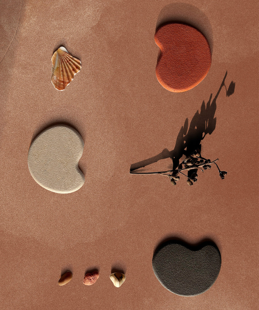 Teth | Coasters 01 | Burnt Ochre
