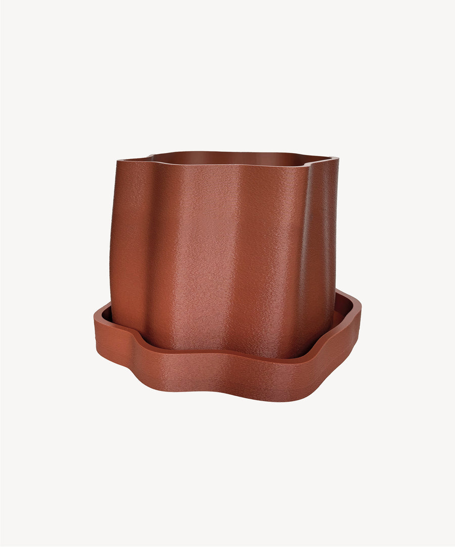 Amanitas Garden | Plant Pot 01 | Burnt Ochre