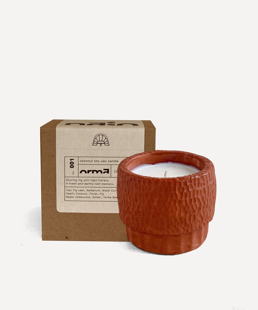 Naso Series | Orma Candle | Burnt Ochre