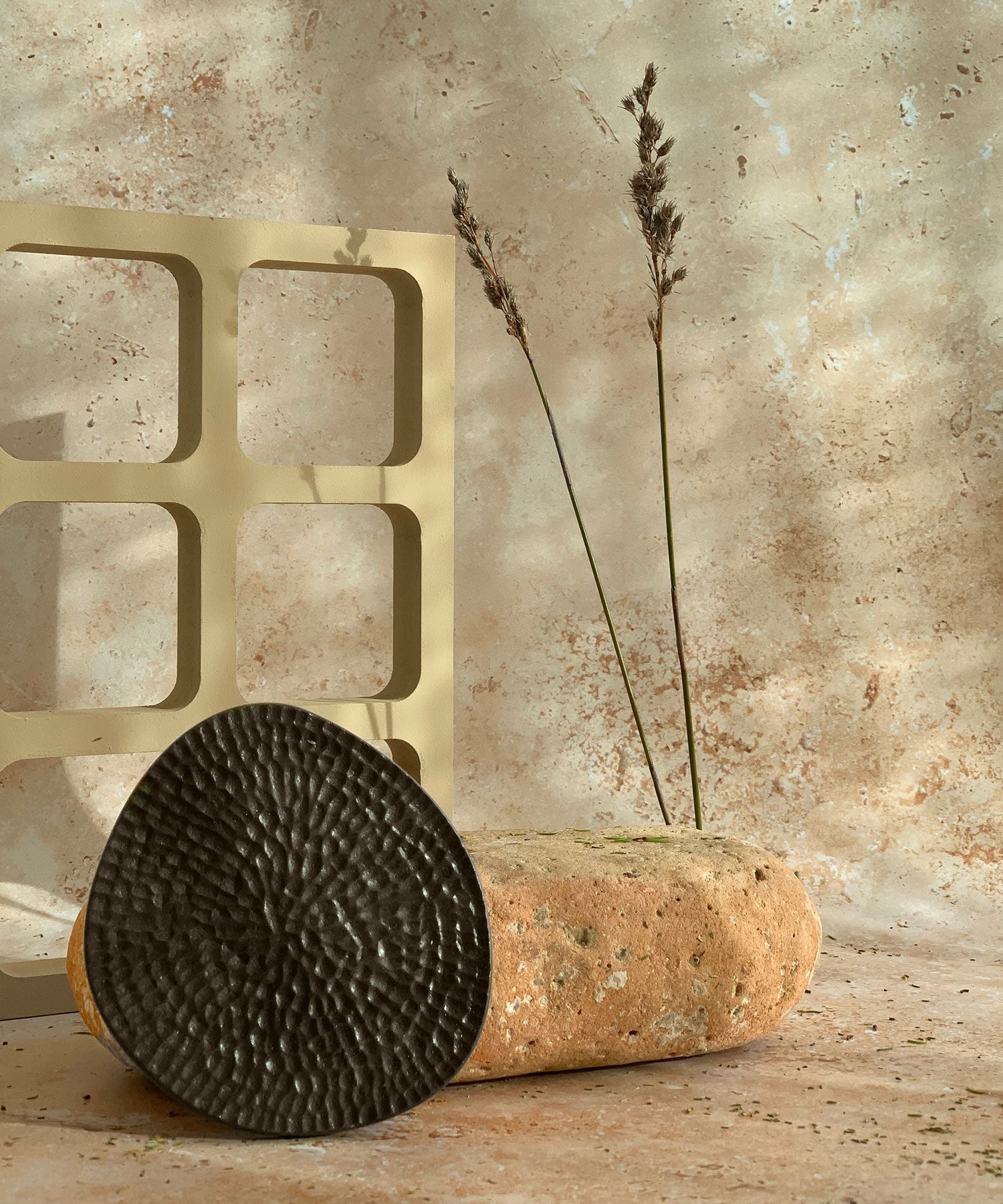 Orma | 2 Coasters 01 Round | Tobacco – Amanita Labs