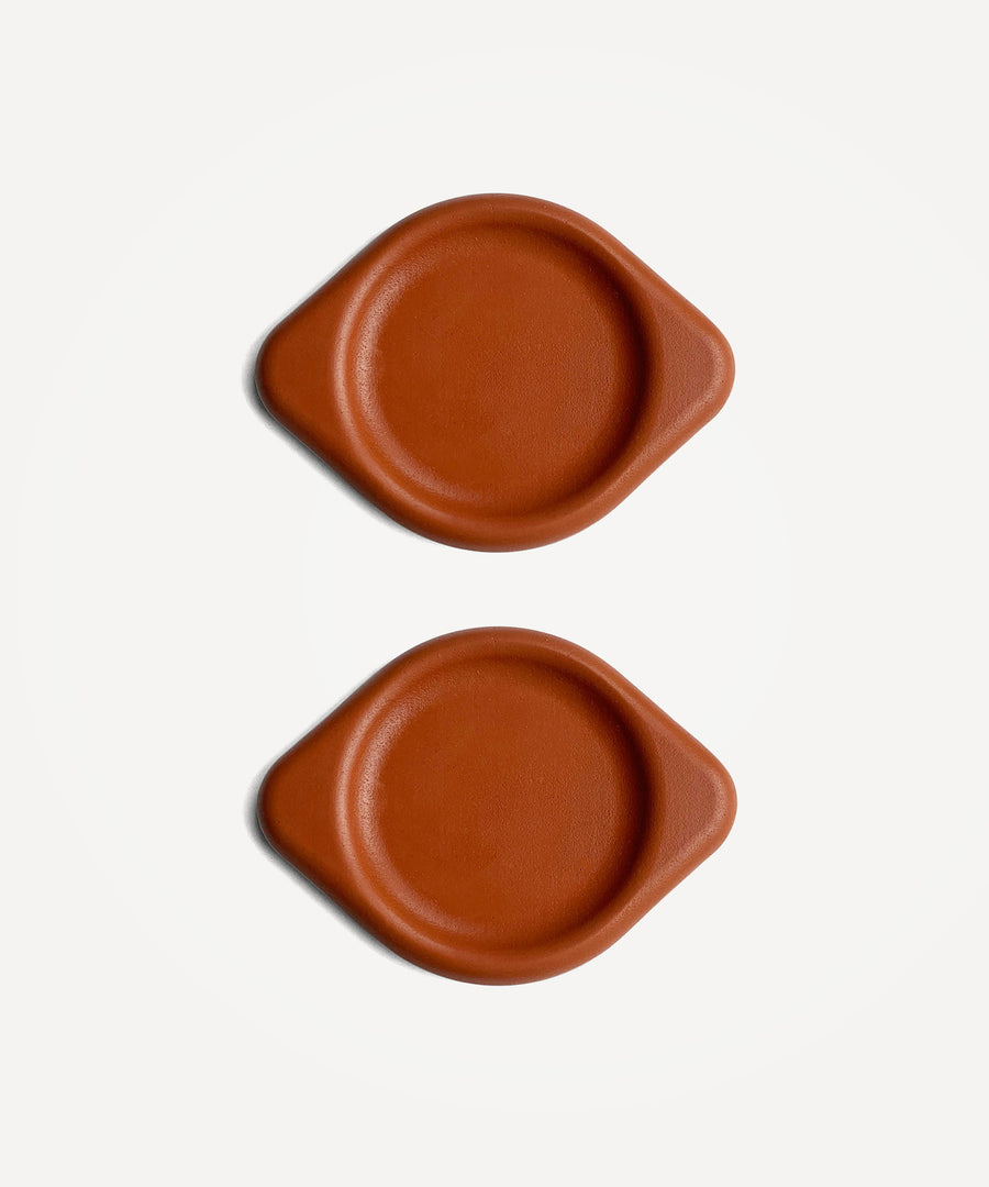 Sui | 2 Coasters 01 | Burnt Ochre